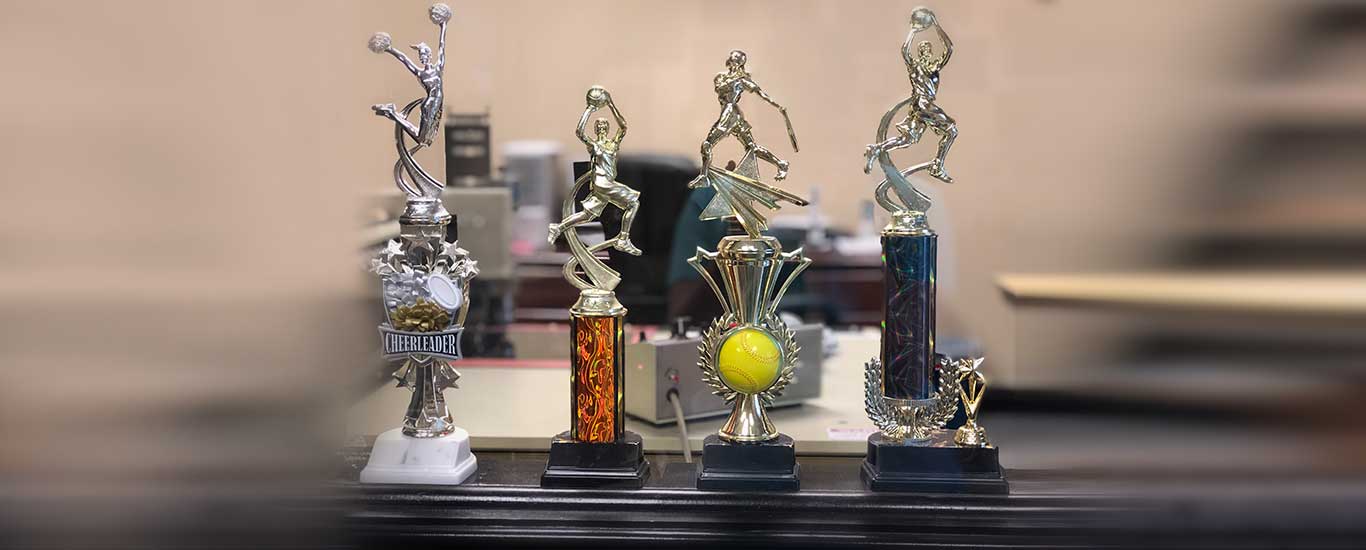 Engraving Services and Display Cases at Desert Wind Engraving and Awards Las Vegas